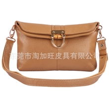 韩版真皮女包女士手拿包时尚手包女头层牛皮女士单肩