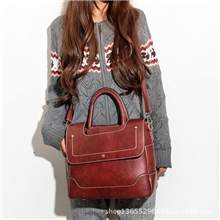 【双肩女包韩版潮流时尚欧美学院风单肩斜款3用包