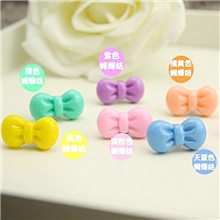 蝴蝶耳机孔防尘塞糖果色蝴蝶结防尘塞表面超级光滑手机防尘塞