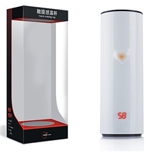 韩国爱心触摸感温杯情侣杯子创意心动保温杯不锈钢杯子生日礼物