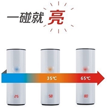 heartea触摸爱心感温杯保温杯温度感应杯情侣创意杯子男女士正品