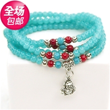 一件代发五圈手链批发水晶手链地摊热卖2元店货源