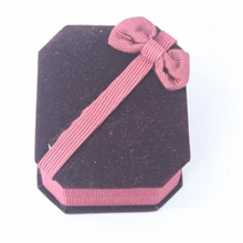 蝴蝶结绒布6.3*5.3*3CM首饰盒饰品盒吊坠盒礼品套装