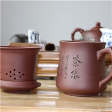 茶缘内胆三件套宜兴紫砂杯锦囊礼盒礼品装年底出血价特批