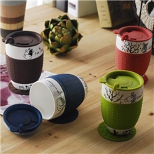 陶瓷杯酒桶杯创意杯办公/家居时尚个性杯束腰杯T-013