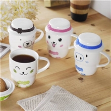 厂家直销马克杯时尚创意可爱动物早餐咖啡茶杯陶瓷杯