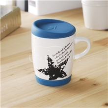 厂家直销可爱卡通平底杯健康杯牛奶早餐杯小礼品杯子