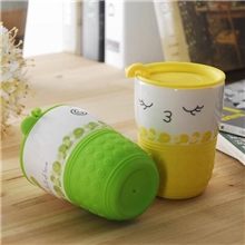 时尚卡通个性创意骨瓷马克杯陶瓷杯子随手杯Q版可爱水杯