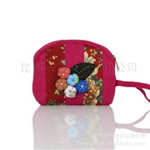 民族特色布艺钱包个性创意小零钱包批发布艺南瓜零钱包布艺小包