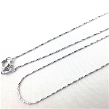 特价批发金丝链细链女款镀白金保色链条