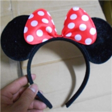 低价供应表演头饰米奇米妮发卡米老鼠耳朵迪斯尼米奇米妮发饰