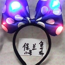 全网低价韩国进口儿童蝴蝶结发箍头箍发光蝴蝶结发箍批发发箍