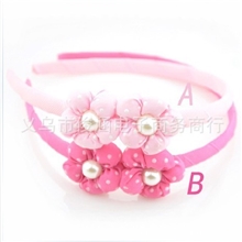 韩国儿童梅花珍珠发箍JH-FG042