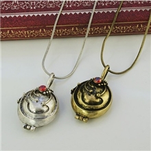 吸血鬼日记项链敦煌热卖ElenaNina马鞭草项链义乌饰品批发