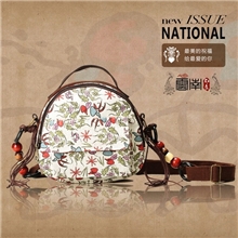 爆款批发云南民族风潮印花女包复古休闲女士斜挎包帆布包斜跨包包