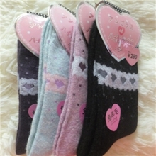 鸡心厂家批发直销保暖袜女士兔羊毛袜子淘宝爆款20多款选