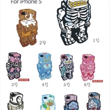 日本风格cliche保护套骷髅头保护套iphone5保护套保护壳