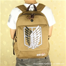 进击的巨人书包动漫双肩包帆布防水双肩包电脑包休闲书包
