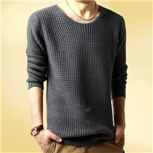 LIHOMME正品高棉针织衫男韩版潮男薄款线衫春秋针织圆领非常