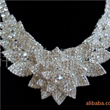 【批发零售】供应异国风尚水钻项链新娘项饰新娘套装项链