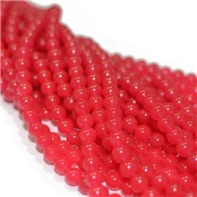 秋冬流行饰品配件小清新天然海蓝宝桃红色玉髓diy散珠批发满包邮