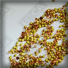 【乐卡水钻】厂家直销饰品配件水蜜桃鞋花辅料精品尖底水钻