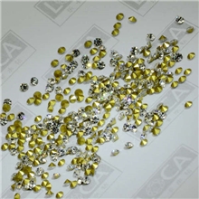 【乐卡水钻】厂家直销饰品配件中号白色尖底水钻ss21-ss25