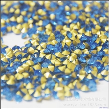 【乐卡水钻】厂家直销饰品配件小号浅蓝尖底水钻批发ss3-ss20