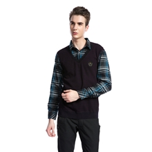 2013秋冬新品男士假两件衬衫领加绒加厚保暖内衣批发冬季男款