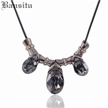 施华洛水晶项链黑色爆款秋冬新款专柜售千元正品水晶超享受