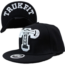 Trukfit棒球帽HIPHOP嘻哈帽子潮男女平沿帽平檐帽街舞帽可调节帽