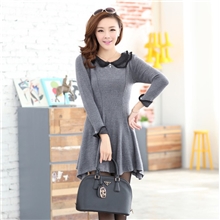 长袖新连衣裙品牌女装加盟代理服装免费代理日韩女装一件代销