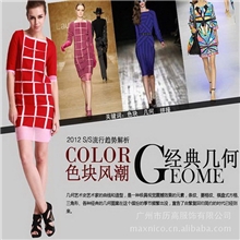 2013秋装新品女装新款欧美高端网纱拼贴中袖方领修身连衣裙