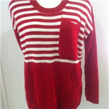 2013年秋冬新款白色粉色黄色红色圆领休闲宽松型毛衣