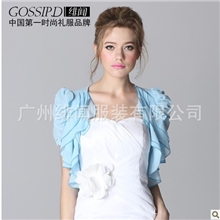 2013小披肩夏百搭雪纺小坎肩夏季短袖小开衫外搭小外套薄1826