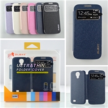 DLBXS正品S4原装手机保护壳保护套I9500皮套蚕丝纹电池盖皮套