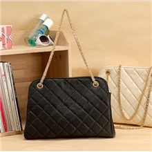 2012秋冬新款菱格纹浅金链条包休闲百搭单肩包斜跨包女包102