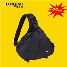 狼歌仕厂家现货批发尼龙防水三角包单反相机数码包三角摄影包