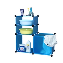 创意魔片三层自由组合浴室置物架卫生间收纳架脸盆架