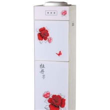 立式饮水机全塑制热51型牡丹亭荷塘月色线条花
