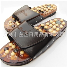 脚底穴位拖鞋新款弹簧按摩玉石拖鞋拖鞋家居鞋拖鞋厂家