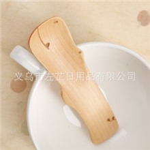 韩国文具批发/创意木质本色卡通动物环保木勺/4款小额批发