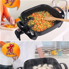 厂价直销韩式加高加厚多功能电热四方锅30*30*7.5