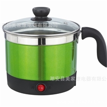 厂家直销多功能电煮锅蒸蛋锅电热煮面锅学生电火锅1.5L