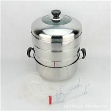 款式多样26CM-30CM【复底】不锈钢节能原味蒸锅多功能锅