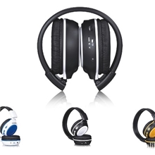 厂家直销插卡耳机，无线MP3耳机,可插TF/SD卡，带FM收音机，多色