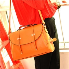 云展商贸韩版英伦复古包学院风手提包单肩斜跨包公文女包批发