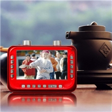 4.3寸视频扩音器老人看戏机mp5mp6带屏扩音器数字点播视频机