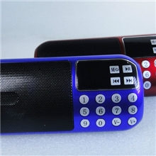 先科便携式插卡收音机带数字选歌低音振膜数字屏显厂家批发