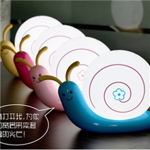 蜗牛LED可充电式装饰台灯、塑料创意小礼品灯优惠直批20元小夜灯